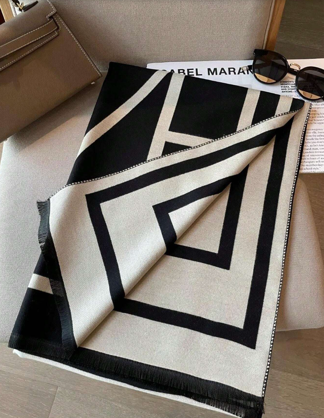 Alyssa™ | Elegant Grafisch Sjaal